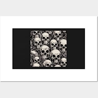 Skulls, skulls, skulls! Model 4 Posters and Art